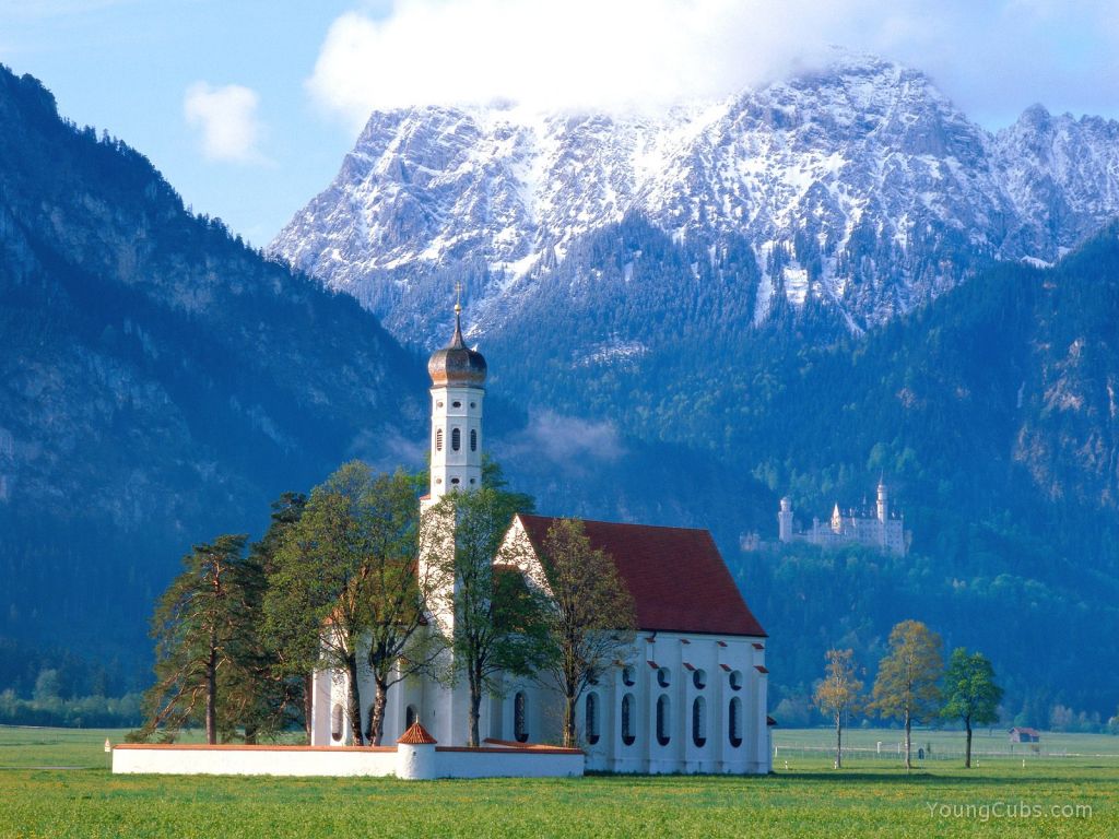 St. Coloman Church, Near Fussen, Bavaria, Germany